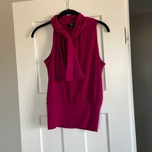 Express Fuchsia Sleeveless Blouse - XS